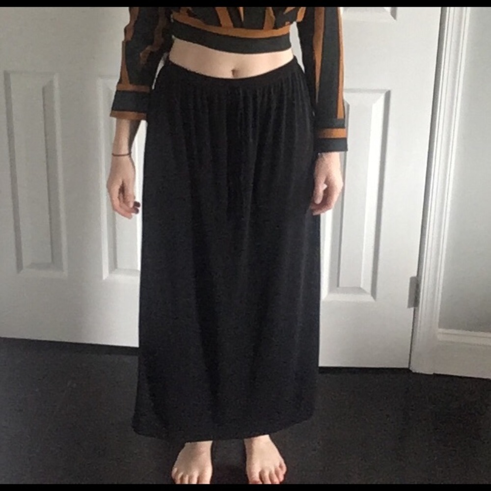 Black Maxi Skirt